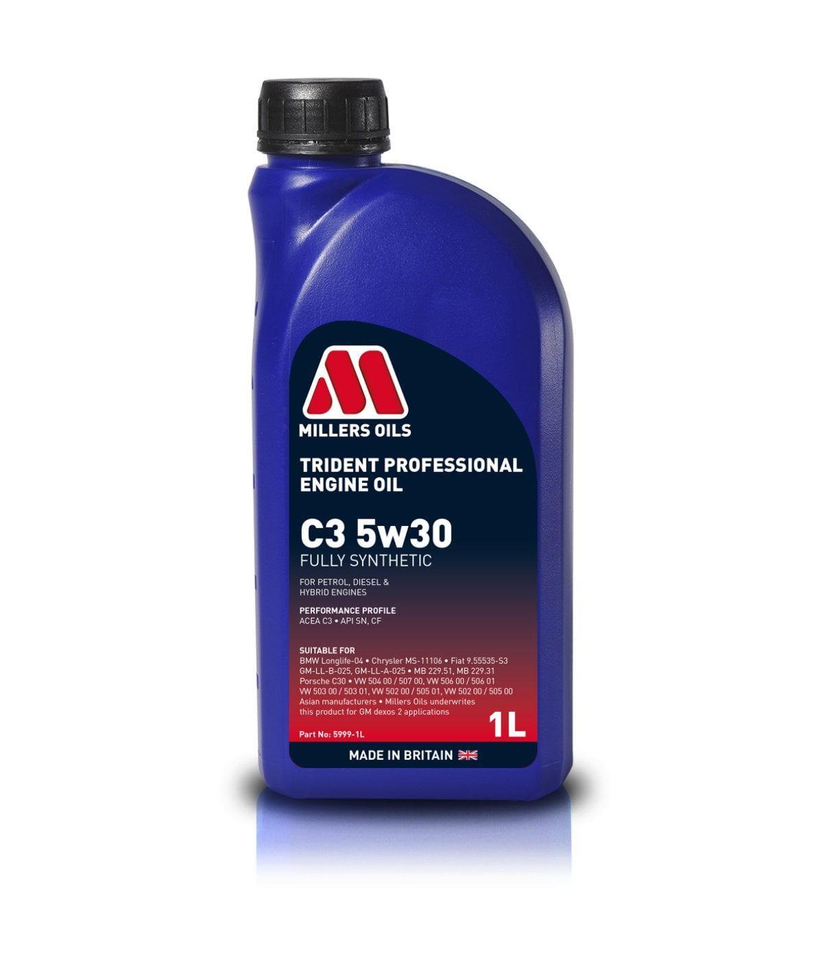 TRIDENT PROFESSIONAL ENGINE OIL C3 5W30 (5999)
