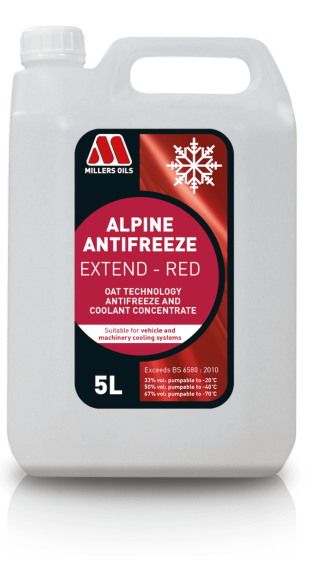 ALPINE ANTIFREEZE EXTEND RED – 50% (7810)