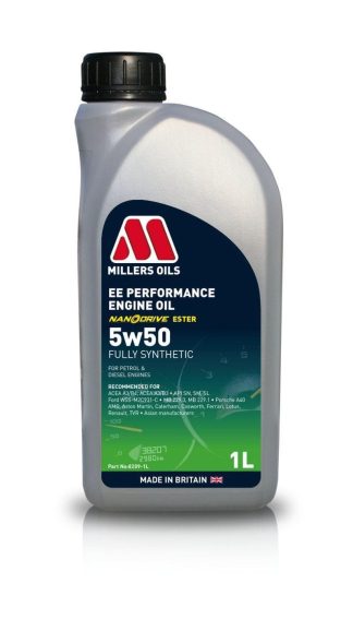 EE PERFORMANCE ENGINE OIL 5w50 (8209) NANODRIVE ÉSZTER
