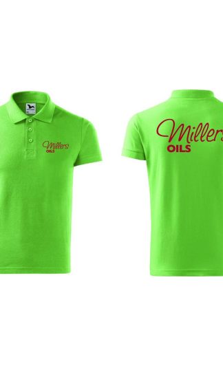 Classic, galléros, zöld férfi póló